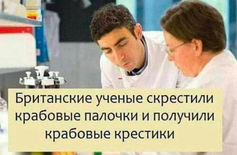 у Британские ученые скрестили крабовые палочки и получили крабовые крестики