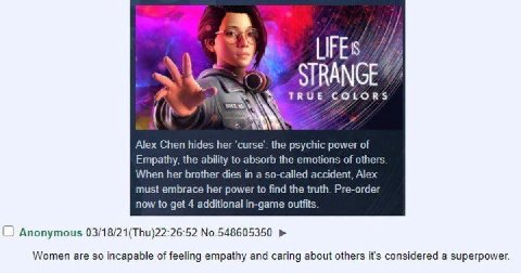 LIFEs Alex Chen hides her ‘curse’: the psychic power of Empathy, the ability to absorb the emotions of others. When her brother dies in a so-called accident, Alex must embrace her power to find the tr