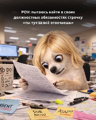 POV: пытаюсь найти в своих должностных обязанностях строчку «ты тут за всё отвечаешь» CNT ASAPI/