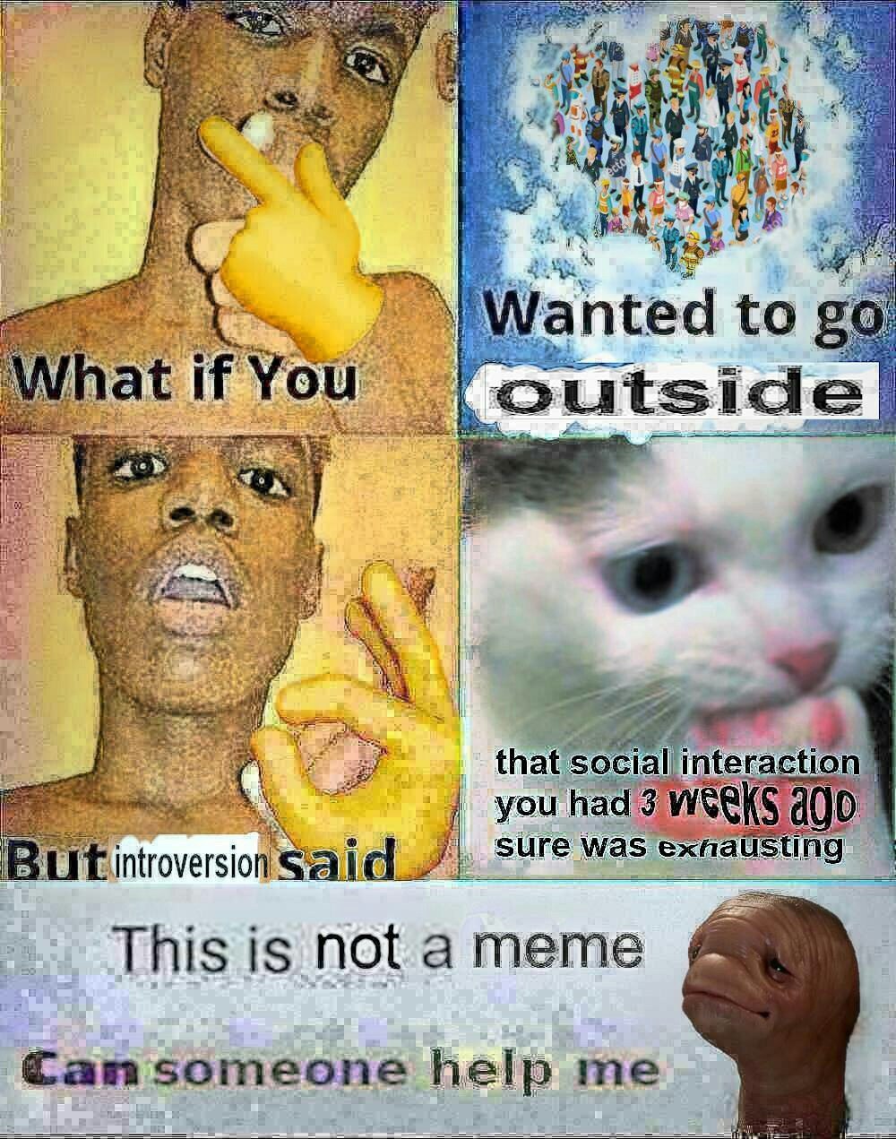 i nted to at if You outside that you Sur 40 This is not a meme can someone help me