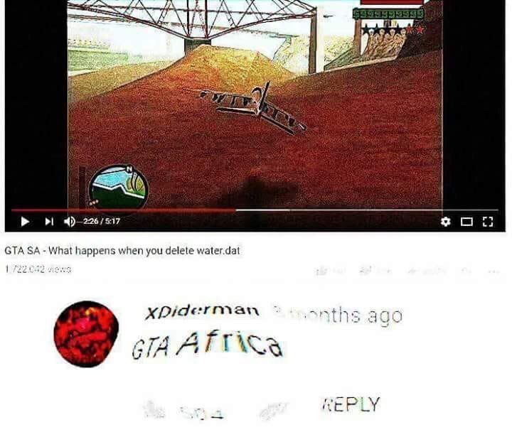 226/517 за GTA What happens when you delete water.dat man GTA REPLY