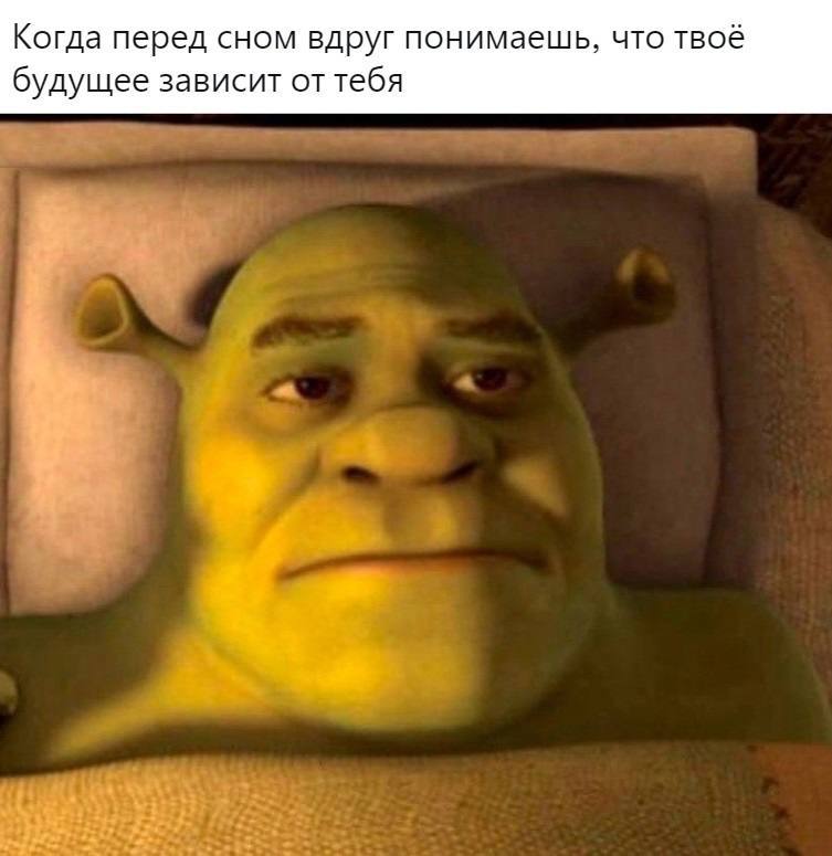 Когда перед сном вдруг понимаешь, что твоё будущее зависит от тебя