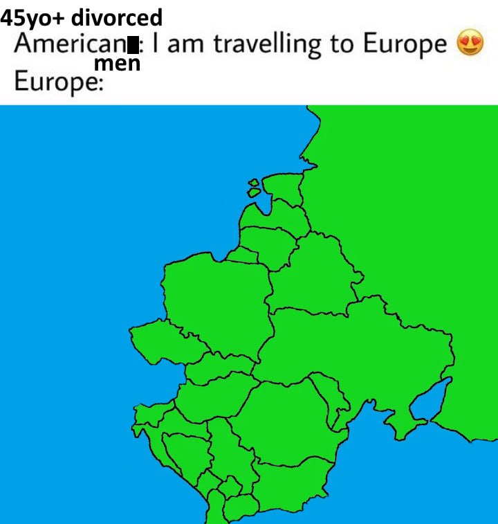 divorced travelling to Еигоре men Europe: