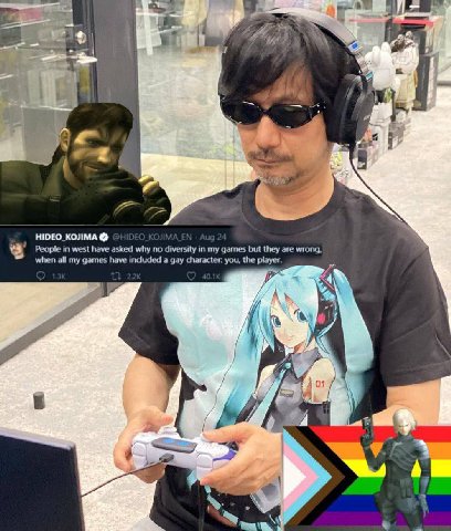 a 1 7 People in west have asked why no diversity in my games but they are wrong, when all my games have included a gay character: you, the player 4 я у 7