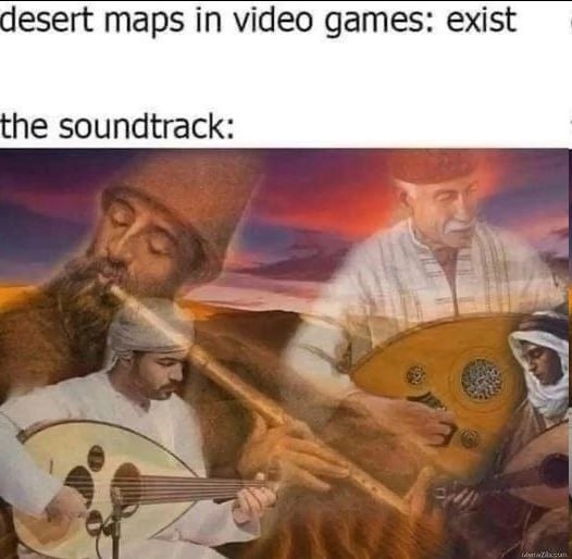 desert maps in video games: exist he soundtrack: