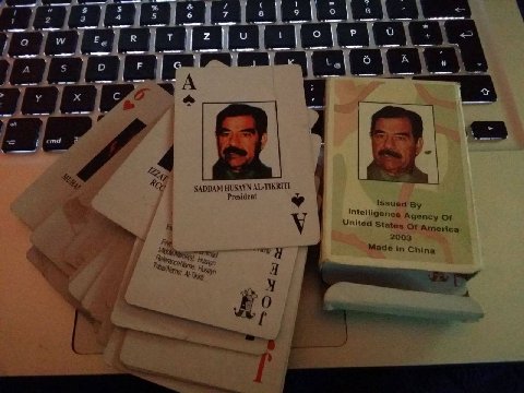 rea A за SADDAM HUSAYN AL-TIKRITI President Issued Intelligence Agency of United States Of America 2003 6) Made in China Trey ‘Name: 4 Я