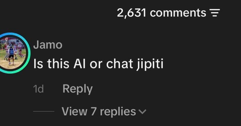 2,631 comments Is this or chat jipiti Reply View 7 replies