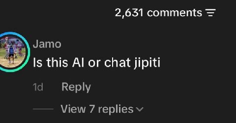 2,631 comments Is this or chat jipiti Reply View 7 replies