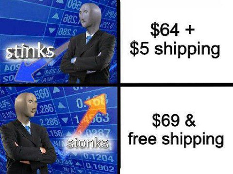 $64 $5 shipping $69 К free shipping