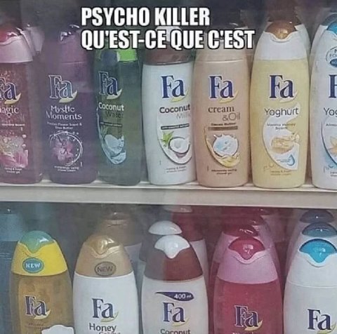 _PSYCHO KILLER EST а coconut cream Yoghurt Me ВАУ. а Honey