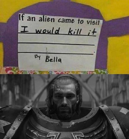 If an alien came to visit A Bella 4