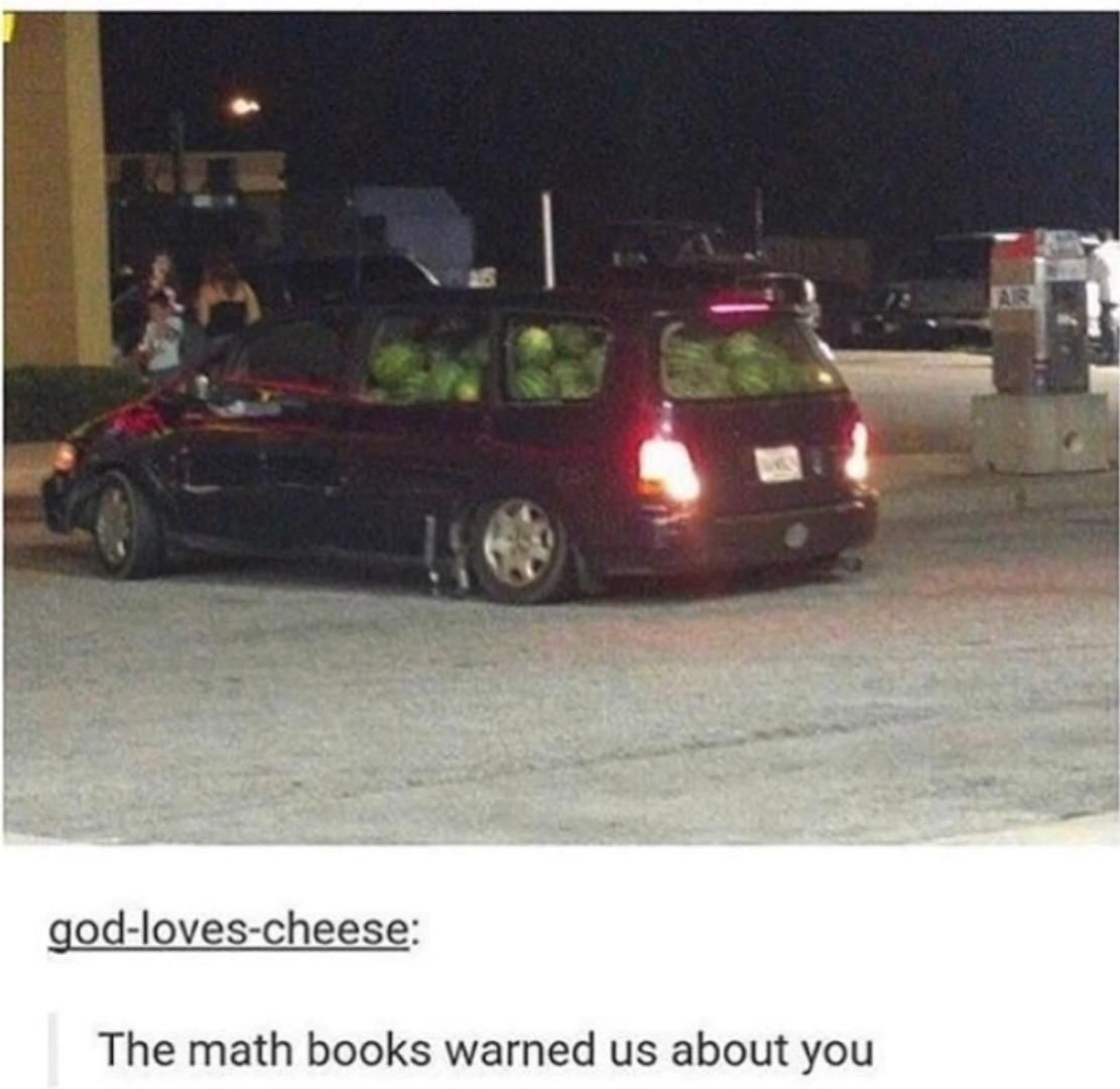 The math books warned about you