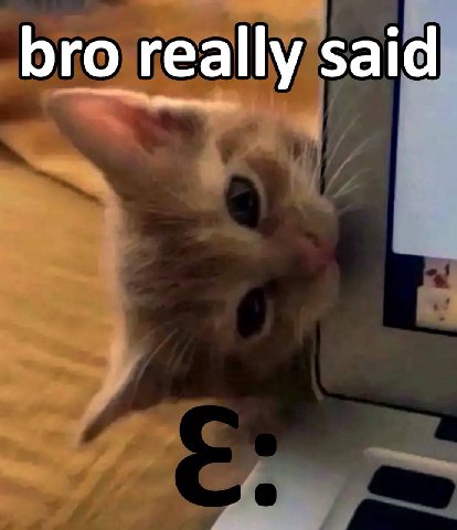 bro really said