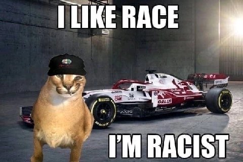 I like race I’m racist