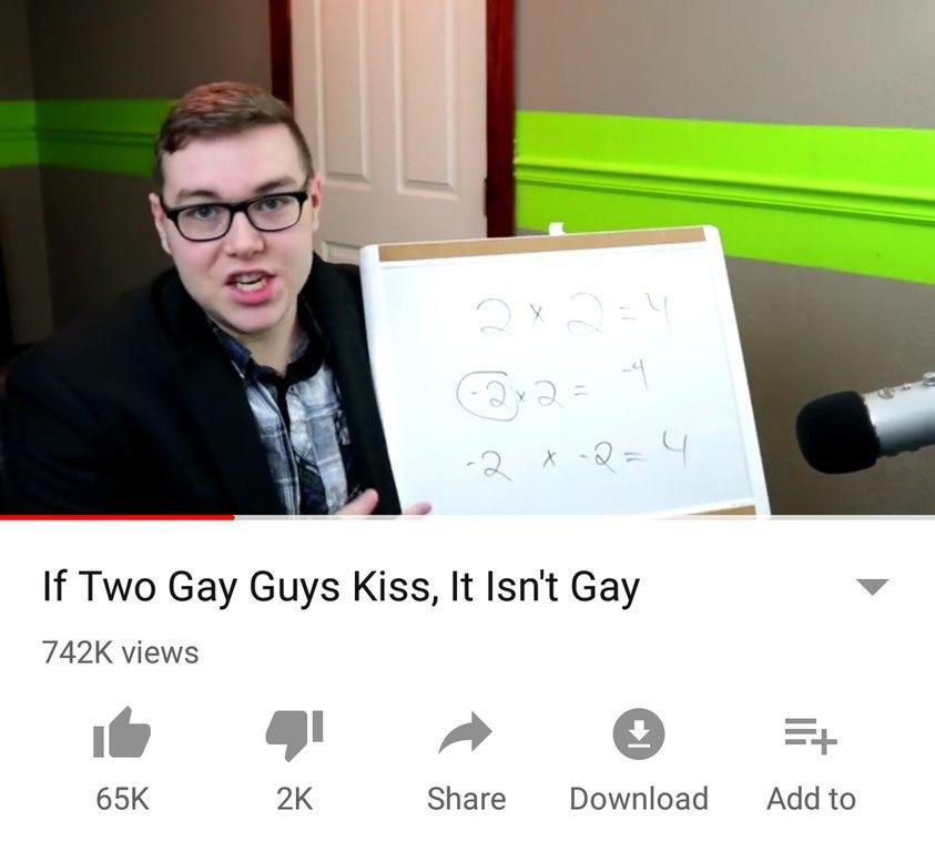 4 If Two Gay Guys Kiss, It Isn't Gay views Share Download Add to