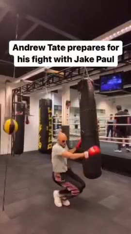 Andrew Tate prepares for