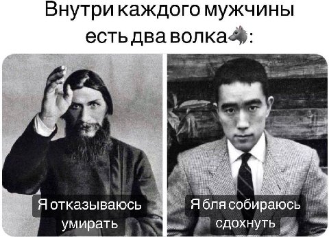 Внутри каждого мужчины есть НЕЕ Ябля собираюсь Я отказываюсь умирать сдохнуть