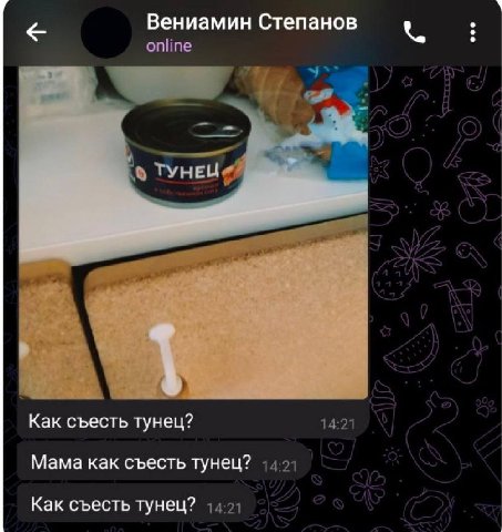 Вениамин Степанов online ТУНЕЦ Как съесть тунец? 14:21 Мама как съесть тунец? 14.21 Как съесть тунец? 14-21
