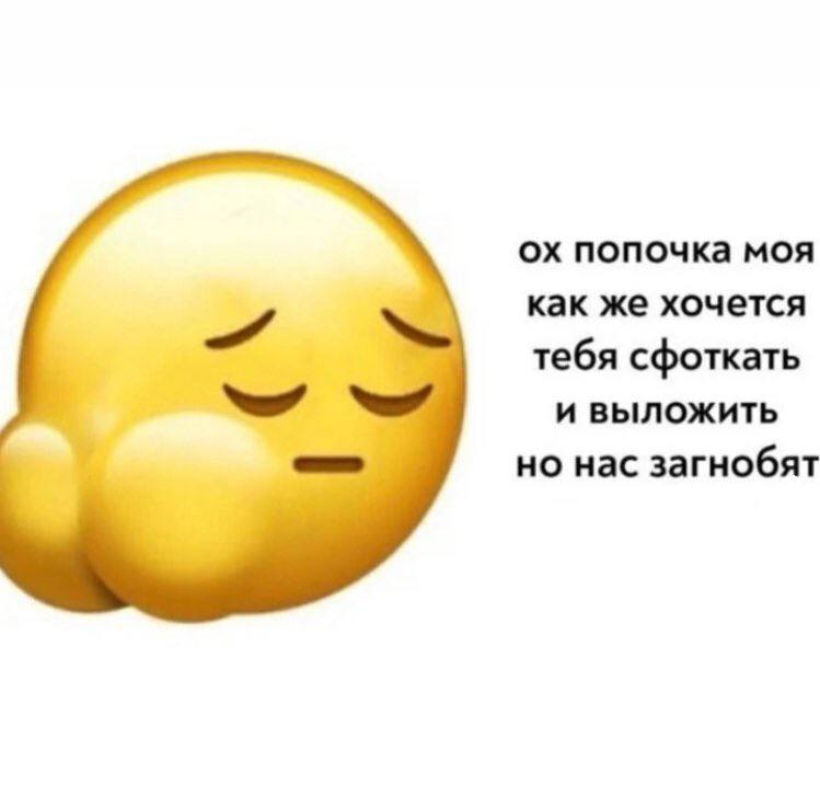 попочка моя как же хочется тебя сфоткать и выложить но нас загнобят