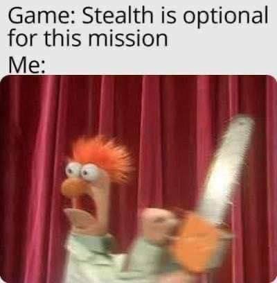 Game: Stealth is optional for this mission