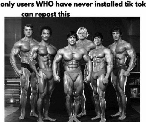 only users WHO have never installed tik thi