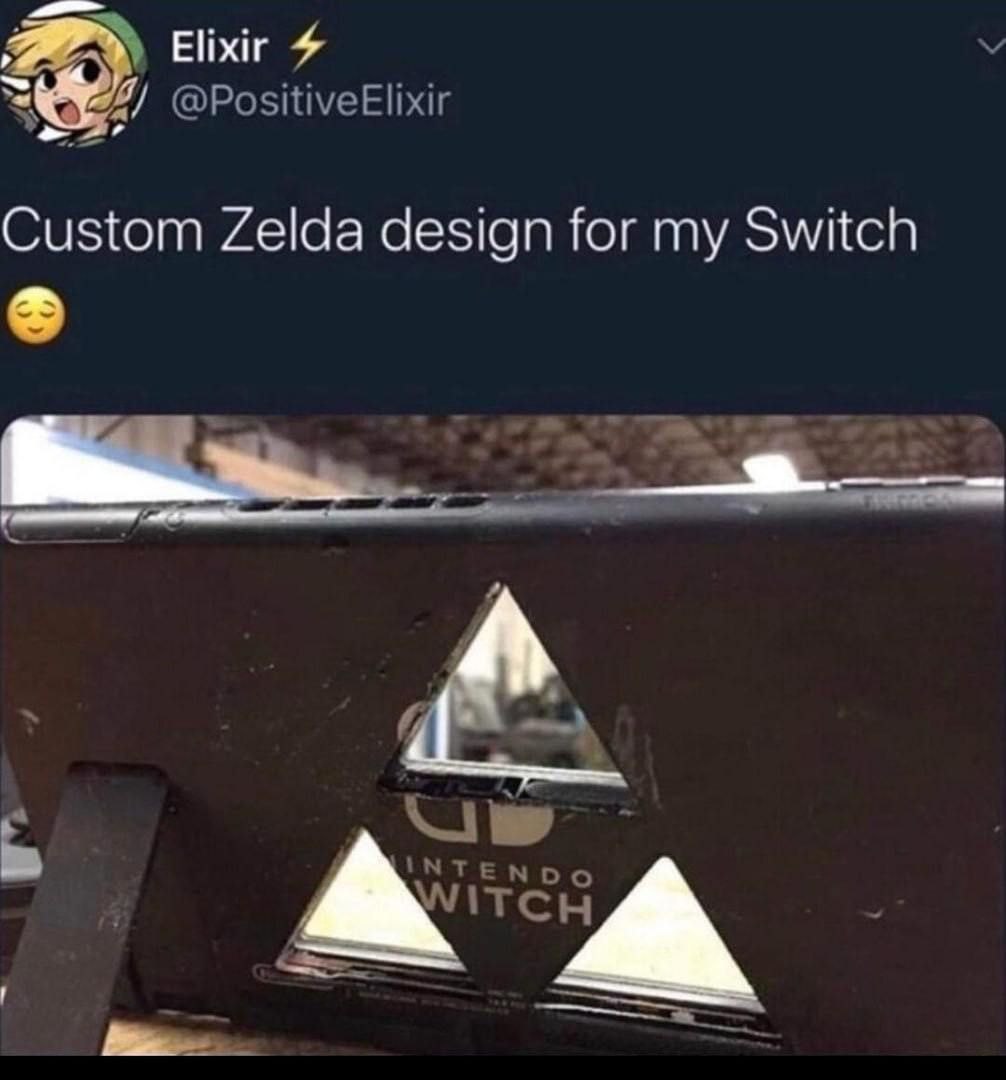 Elixir Custom Zelda design for my Switch