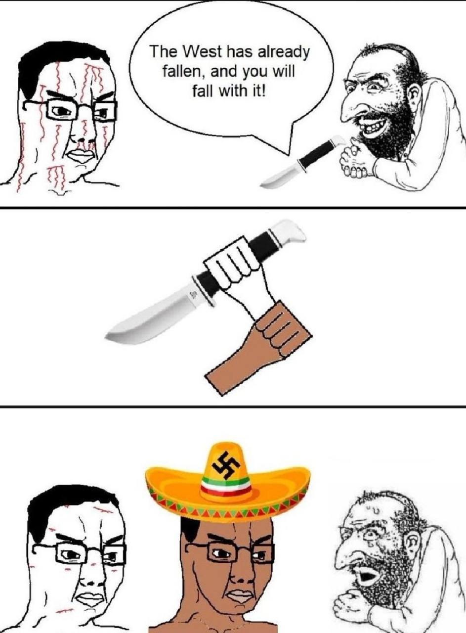 The West has already fallen, and you will fall with it!