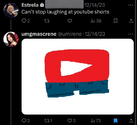 Estrela 2/14/2 Can’t stop laughing at youtube shorts umgmascrene 4