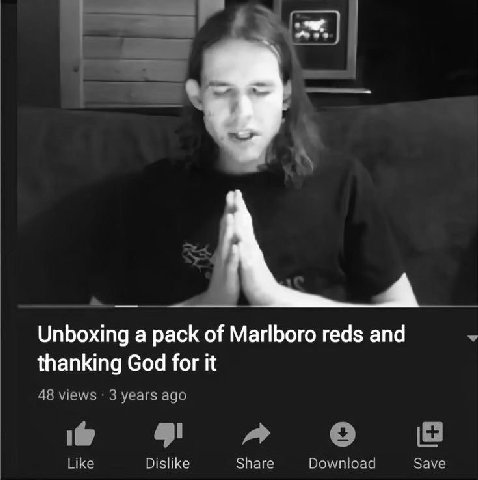 Unboxing а pack of Marlboro reds and thanking God for it 48 views 3 years ago Like Dislike Share Download Save