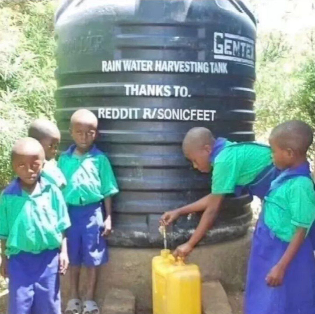 RAIN WATER HARVESTING TANK ТО DDIT R/SONICFEET 3 we