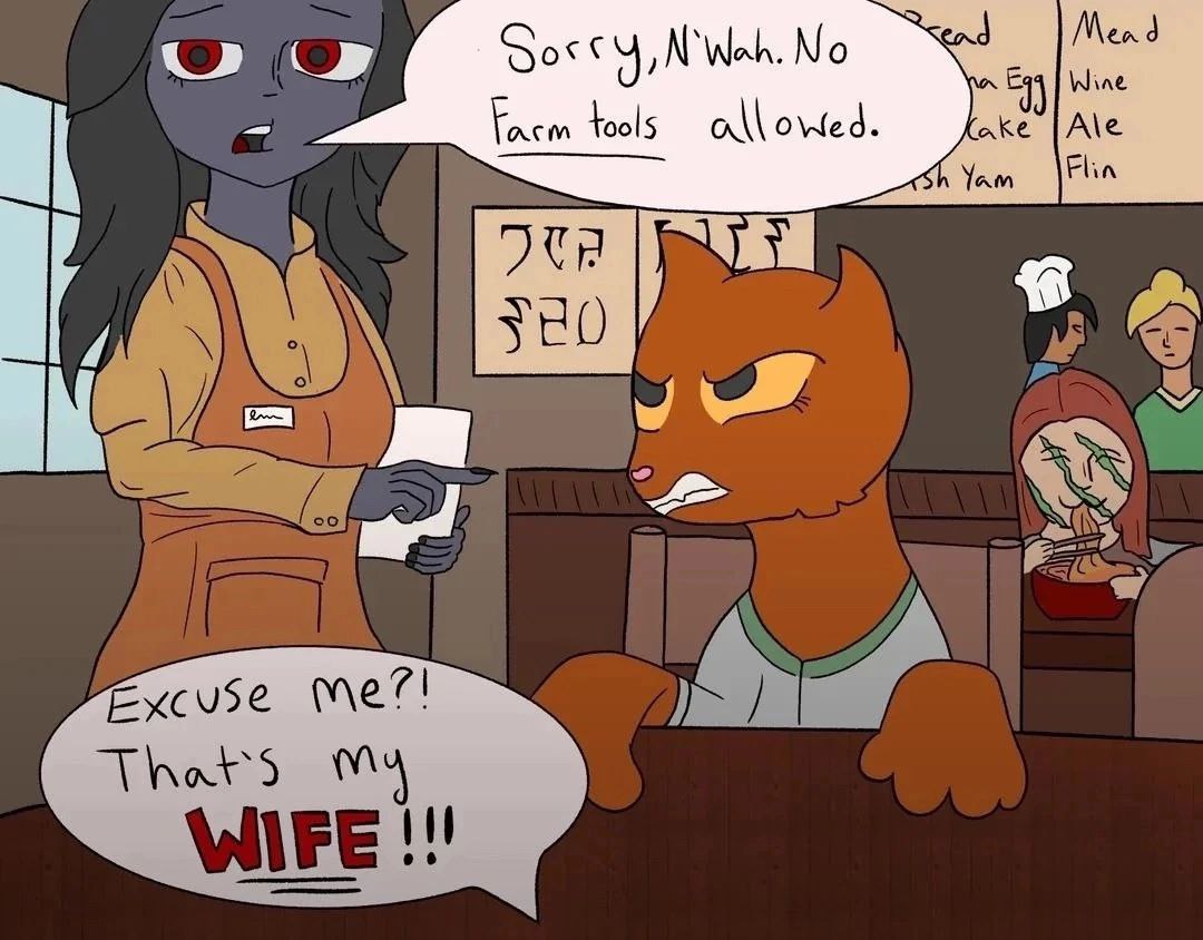 Mead Wah. No Wine tools allowed. ake Yam Excuse Thats WIFE
