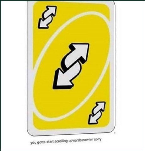 you start upwards sorry
