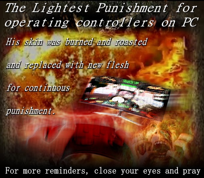 The Lightest Punishment for operating controllers on His skin was burned and roasted and replaced with new flesh for continuous punishment. For more reminders, close your eyes and pray