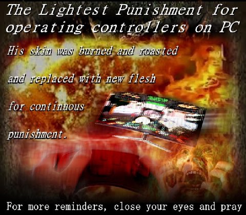 The Lightest Punishment for operating controllers on His skin was burned and roasted and replaced with new flesh for continuous punishment. For more reminders, close your eyes and pray