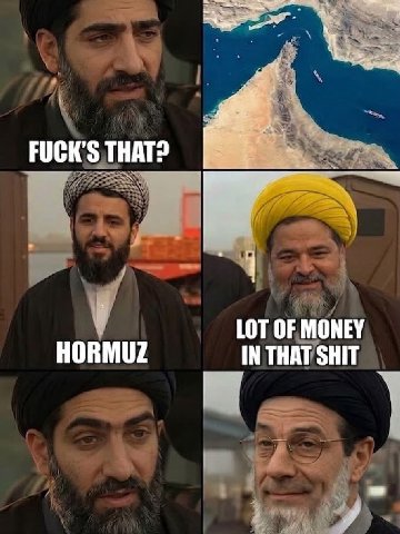 LOT OF MONEY HORMUZ IN THAT SHIT