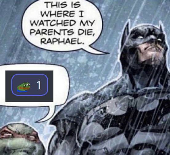 THIS IS WHERE WATCHED MY PARENTS DIE, RAPHAEL.