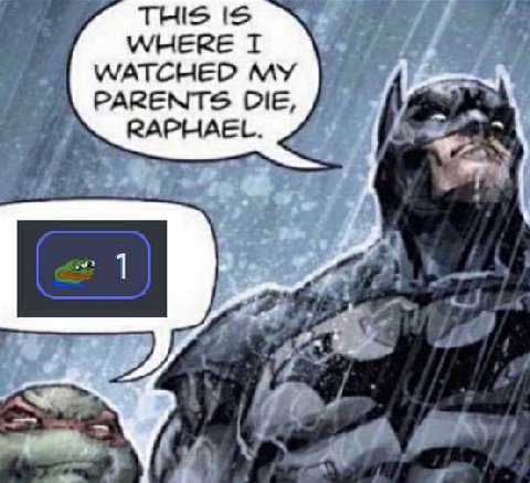 THIS IS WHERE WATCHED MY PARENTS DIE, RAPHAEL.