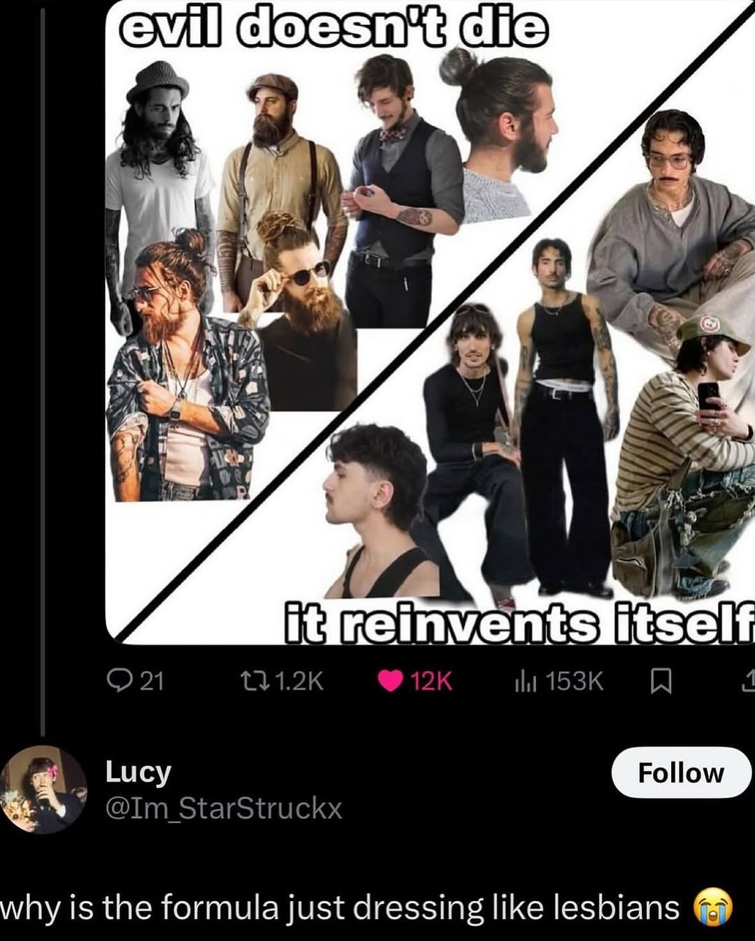 die) Lucy why is the formula just dressing like lesbians