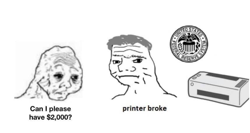 Can please printer broke have $2,000?