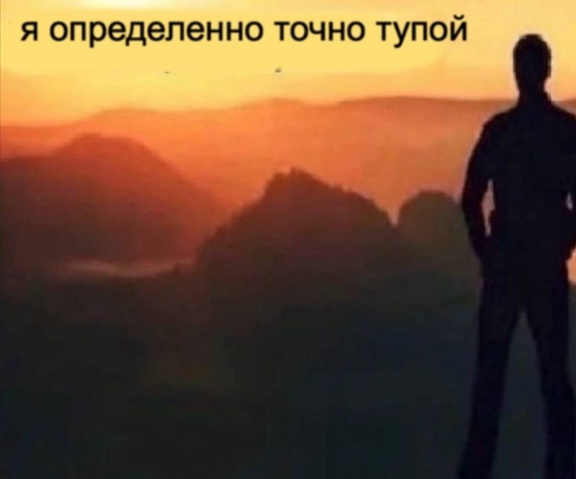 я определенно точно тупой