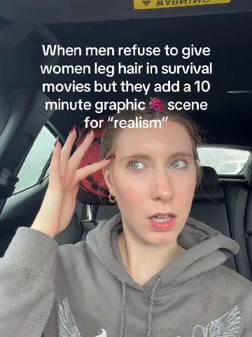 \МПеп men refuse to give women leg hair in survival movies but they add a 10 minute graphic scene for “realism”