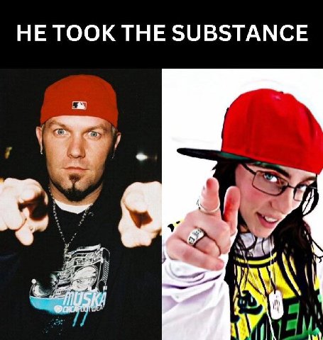 HE TOOK THE SUBSTANCE
