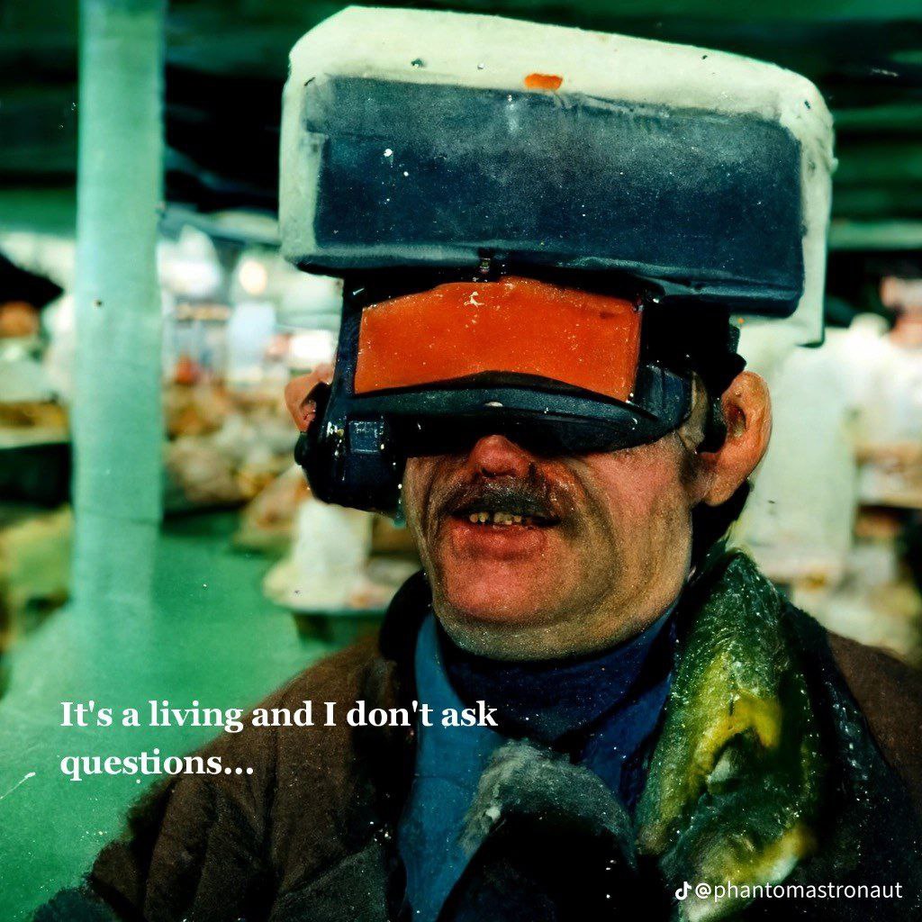 It's a living and I don't ask questions... @phantomastronaut