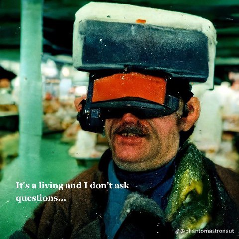 It's a living and I don't ask questions... @phantomastronaut
