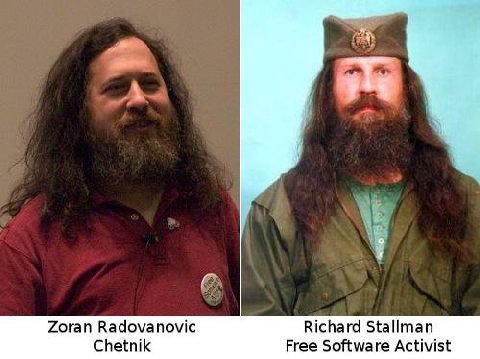 Zoran Radovanovic Richard Stallman Chetnik Free Software Activist