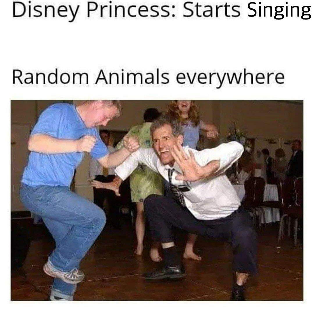 Disney Princess: Starts Singing Random Animals everywhere