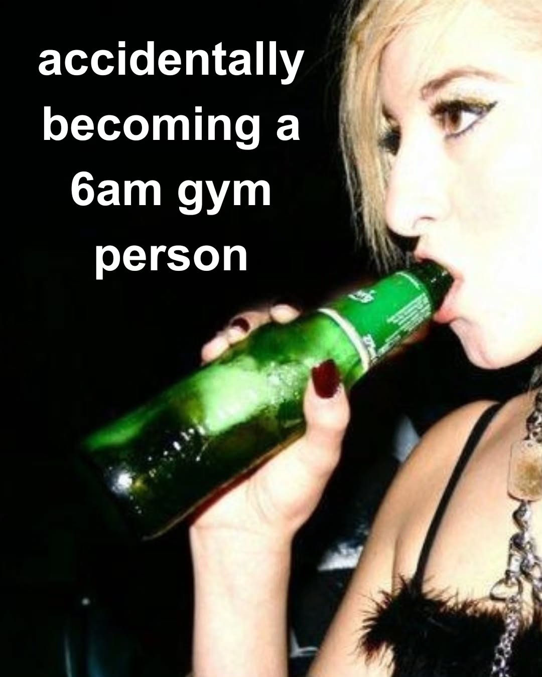 accidentally becoming a gym person