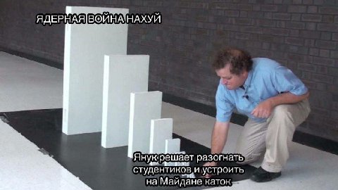 ЯДЕРМАЯВОЙНА НАХУЙ разогнать студентиков и устроить на Майдане каток.
