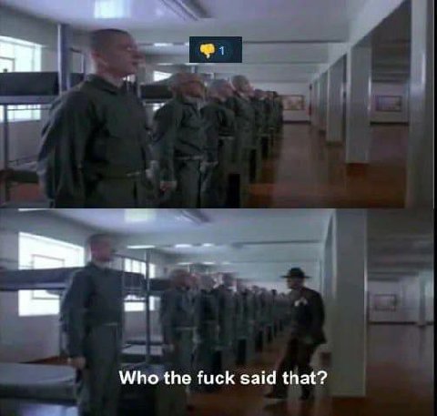 Who the fuck said that?