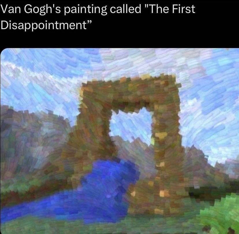 Van Gogh's painting called "The First Disappointment”